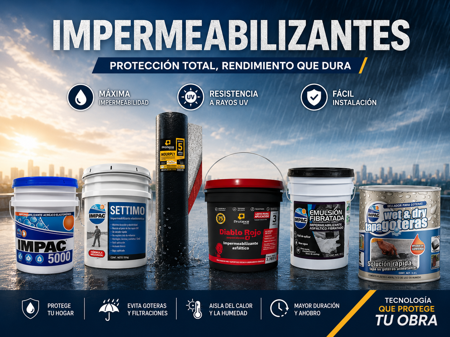 Artículos Impermeabilizantes